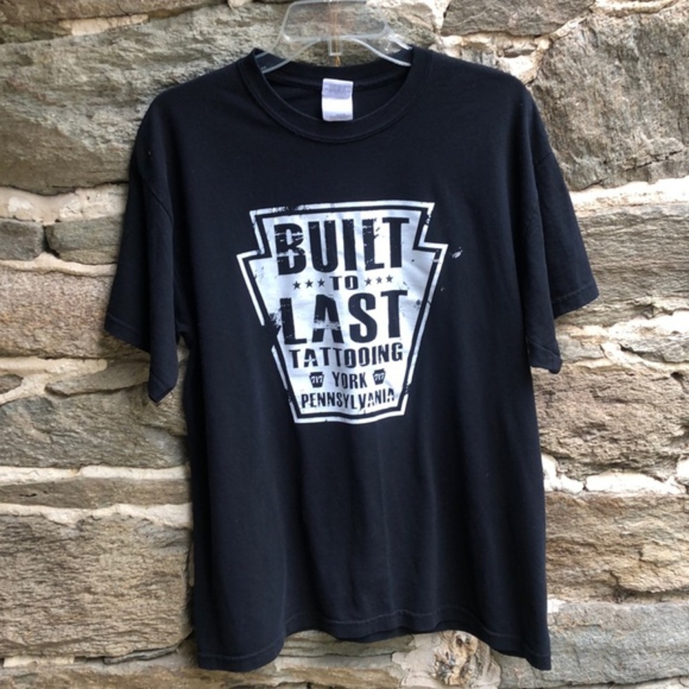 Built to Last Tattooing York PA Tshirt Large
